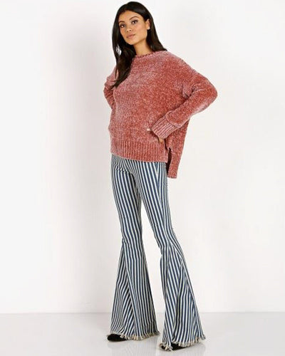 Show Me Your Mumu Clothing XS "Berkeley Bells" Striped Pants