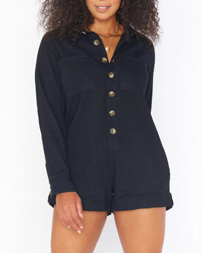 Show Me Your Mumu Clothing XS Button Front Romper