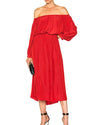 SMYTHE Clothing Small "Gypset Crimson Dress"