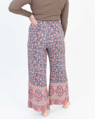 Spell & The Gypsy Collective Clothing Small Printed Wide Leg Pants