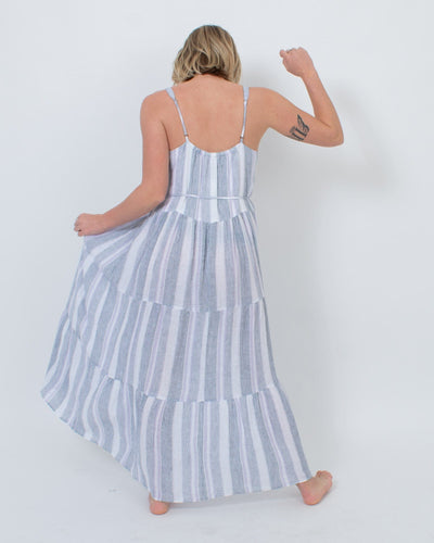 Splendid Clothing Small Striped Maxi Dress