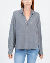 SUNDRY Clothing Small Long Sleeve Gingham Cotton Tunic Top