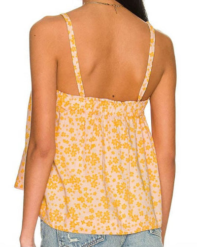 SUNDRY Clothing Small "Peach Ditsy" Cami