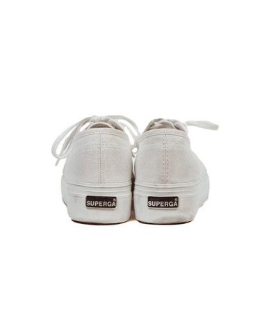 Superga Shoes XS | US 6 Superga White Canvas Platform Sneakers