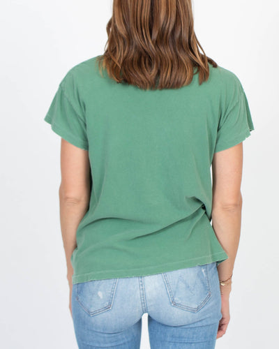 The Great Clothing Small | 1 Green "Boxy Crew" Tee