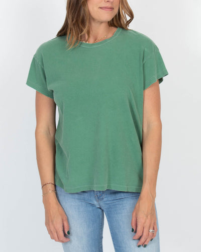 The Great Clothing Small | 1 Green "Boxy Crew" Tee