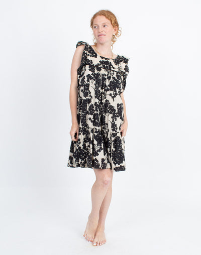 The House of Woo Clothing Small "Luella" Mini Flutter Dress