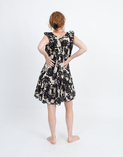 The House of Woo Clothing Small "Luella" Mini Flutter Dress