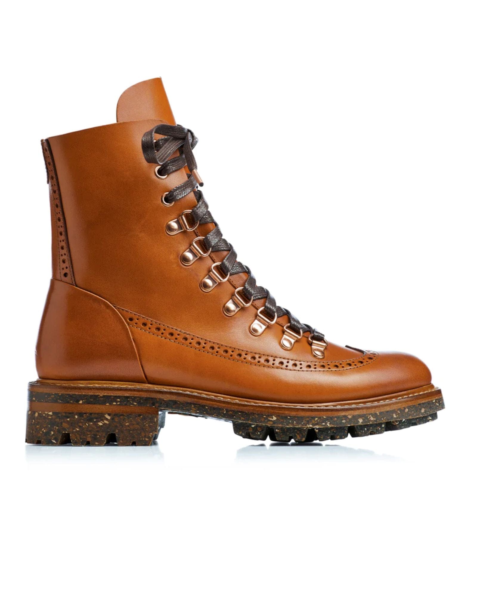 Mr. Bernard Leather Combat Boot - The Revury