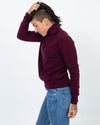 The Row Clothing XS Burgundy Cashmere Sweater