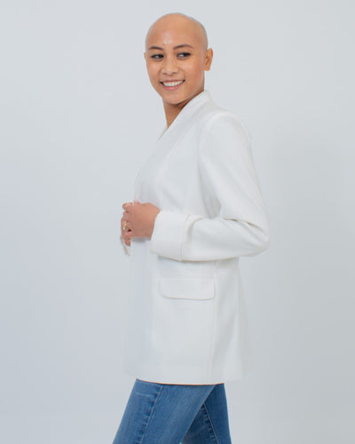 Theory Clothing Medium | US 6 White Open Blazer