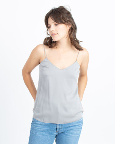 Theory Clothing XS V-neck Silk Tank