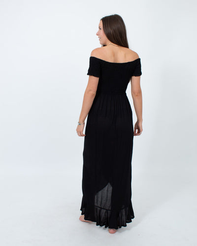 Tiare Hawaii Clothing One Size Black Maxi Dress