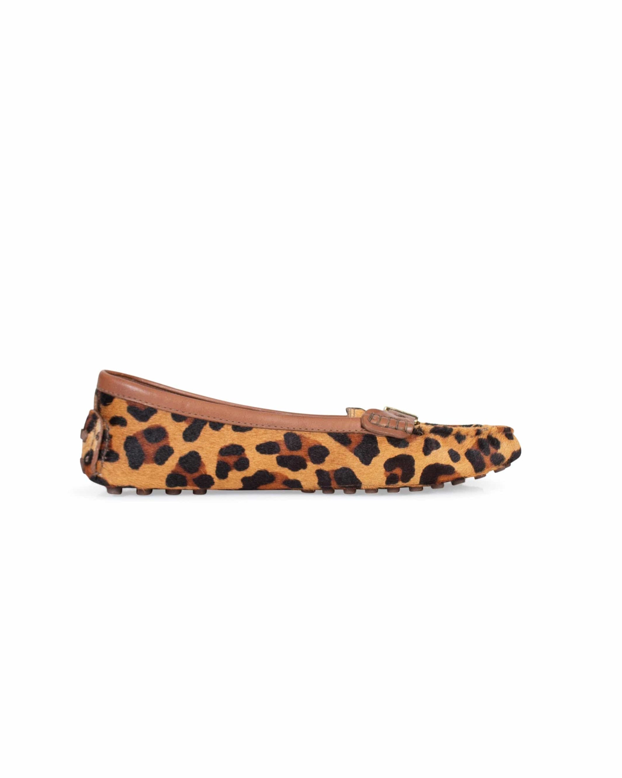 Tory burch leopard hot sale print shoes