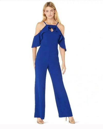 Trina Turk Clothing XS | US 0 "Plaza" Blue Jumpsuit