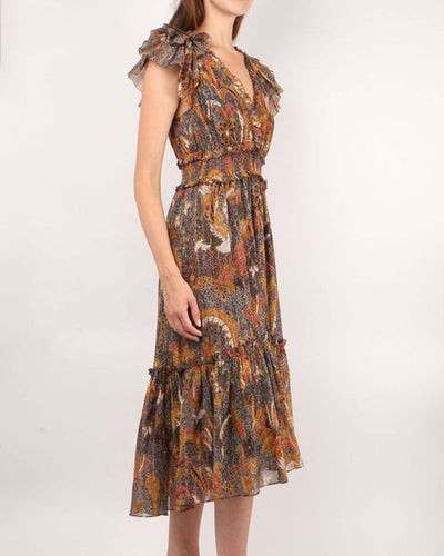 Ulla Johnson Clothing Small | 2 "Cicely" Dress in "Amber"