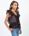 Ulla Johnson Clothing Small | US 2 Sheer Printed Blouse