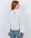 Ulla Johnson Clothing Small | US 4 Ruffled White Blouse