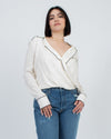 Veronica Beard Clothing Medium | US 6 Long Sleeve Silk Blouse