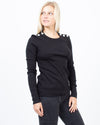 Veronica Beard Clothing Small Long Sleeve Ribbed Tee Shirt