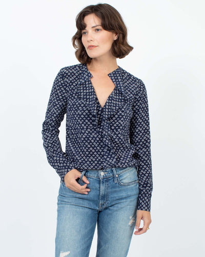 Veronica Beard Clothing XS | US 2 Silk Printed Blouse