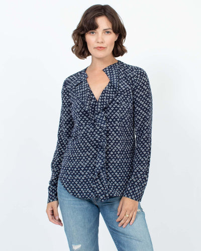 Veronica Beard Clothing XS | US 2 Silk Printed Blouse