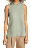 Vince Clothing Medium Ribbed Trim Tank