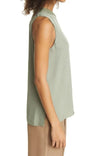 Vince Clothing Medium Ribbed Trim Tank