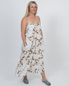 Vince Clothing Medium Sleeveless Floral Midi Dress