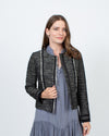 Vince Clothing Medium | US 6 Tweed Collarless Blazer