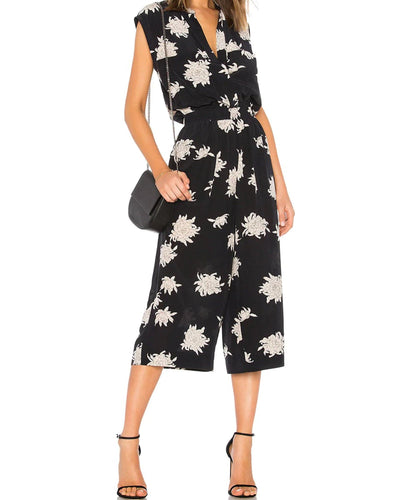 Vince Clothing Small Chrysanthemum Jumpsuit