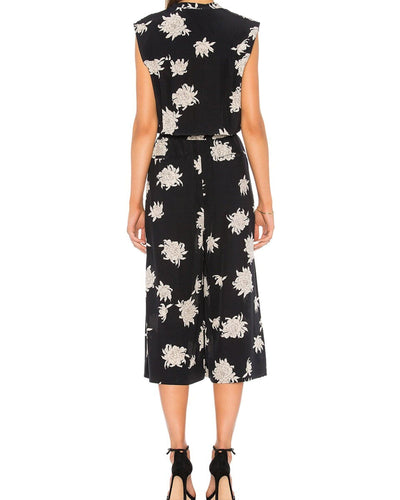 Vince Clothing Small Chrysanthemum Jumpsuit