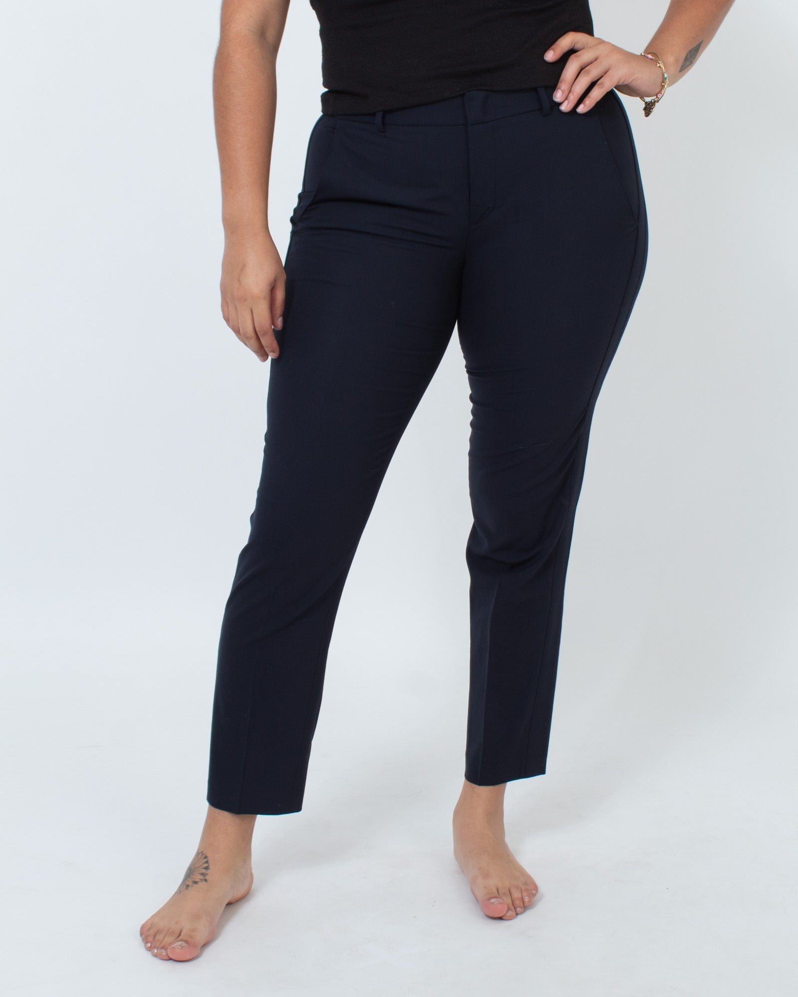 Navy Scuba Leggings - The Revury