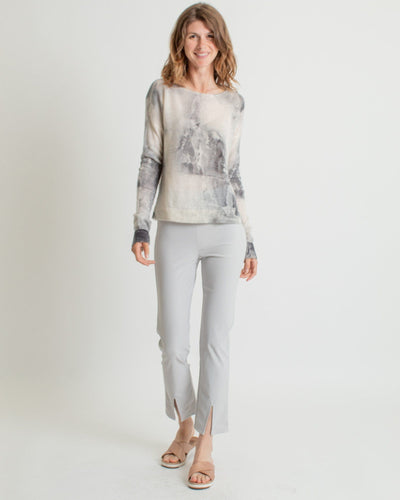 White + Warran Clothing XS Tie Dye Cashmere Sweater