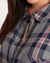 XíRENA Clothing Large Plaid Button Down