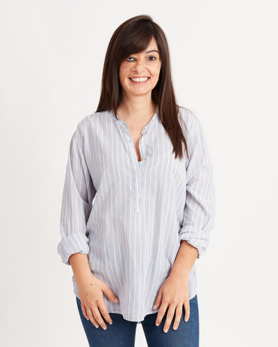 XíRENA Clothing Medium Striped Button Down