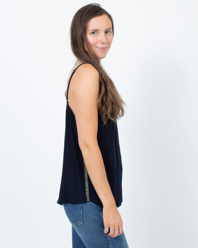 XíRENA Clothing Small Navy Blue Tank Top