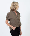 XíRENA Clothing Small Short Sleeve Button Down