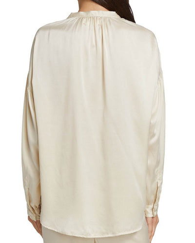 XíRENA Clothing XS Cream "Mayson" Silk Blouse