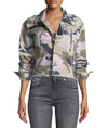 Zadig & Voltaire Clothing Medium Camo Print Cropped Jacket