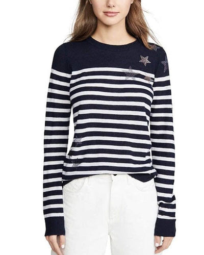 Zadig & Voltaire Clothing Small "Miss CP Stripes" Sweater