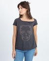 Zadig & Voltaire Clothing Small Studded Skull Top