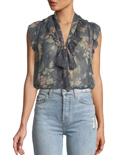 Zimmermann Clothing XS | 0 Silk Floral Blouse